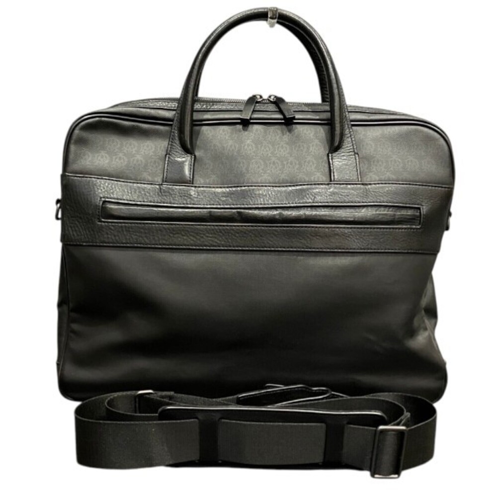 Dunhill Leather All-Over Pattern 2-Way Handbag Business Bag Briefcase for Men